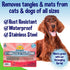 Bodhi Dog Shampoo Brush | Pet Shower & Bath Supplies for Cats & Dogs | Dog Grooming Bath Brush For Long & Short Hair Dog Scrubber | Professional Q...