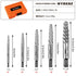 5Pcs Screw Extractor Set Spiral Flute Bolt Extractor Set Cr-MO Easy Out Bolt Extractor Set for Removing Stripped Screws and Broken Bolts...