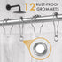 AmazerBath Shower Curtain Liner 2 Pack, 72 x 72 Inches PEVA Plastic Shower Liner with 3 Weighted Stones and 12 Rustproof Metal Grommet, Standard S...