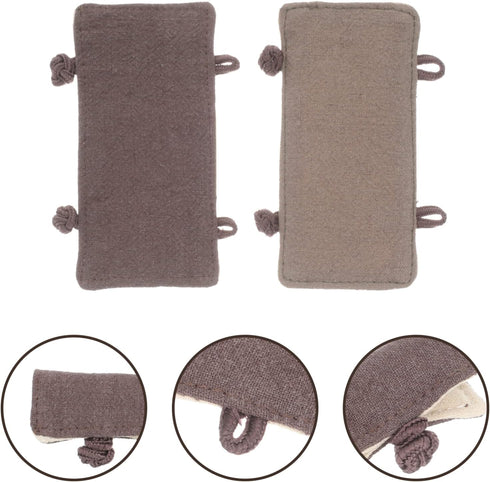 CALLARON Oven Mitt Tea Kettle Handle Cover Holder: Hot Pot Pan Handle Sleeve Mitt Glove Teapot Handle Wrap 2pcs for Home Kitchen Microwave Refrige...