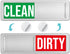 Clean/Dirty Dishwasher Magnet, Dishwasher Magnet Clean Dirty Sign, Clean and Dirty Magnetic Dish Signs for Home & Kitchen, Perfect New Home Access...