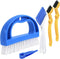 4 PCS Cleaning Brush Set for Household Use, Scrub Brushes for Cleaning Kitchen Sink Corner, Small Scrubbing Brush for Deep Clean...