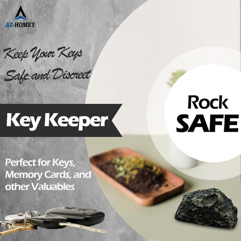 Ultimate Concealed Key Stone Rock - Authentic Appearance, Unmatched Durability, and Secure Practicality for Outdoor Use and Emergencies - Hide a K...