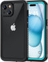 Lanhiem for iPhone 15 Case, IP68 Waterproof Dustproof Shockproof Cases with Built-in Screen Protector, 360 Full Body Protective Heavy Duty Rugged ...