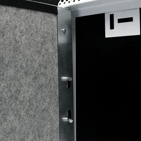 Access Door 6" X 6" Sound Rated Steel Access Panel Felt Covered Door for Concealed Wall/Ceiling Application with Slotted Lock - [Outer Dimensions:...