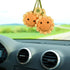 Car Interior Rear View Mirror Ornament Hanging Accessories Handmade Aesthetic Decor Crochet Sunflower Plant, 2 PCS...