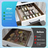 Spice Drawer Organizer, Spice Rack Drawer for Kitchen,4 Tier Clear Acrylic? Expandable From 13" to 26" Spice Rack Tray for Cabinet/Countertop(4 Pc...
