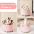Makeup Brush Holder Organizer,360° Rotating Makeup Brush Organizer,5 Slot Make up Brushes Cup,Makeup Organizers for Cosmetics, Art Supply, Bathroo...
