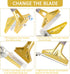 Razor Blade Scraper, 4 In Floor Scraper Tool with 30PCS Extra Metal Blades, Paint Scraper Ideal for Cleaning Stove Top, Windows, Glass, Tiles, Wal...