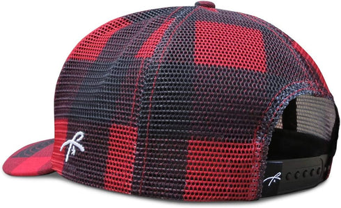 Grace Folly Trucker Hat for Men or Women- Many Cool Designs (Red Plaid)...