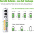 EBL Rechargeable AAA Batteries 1100mAh Ni-MH Triple A Batteries, Precharged Long Lasting AAA Battery - 8 Counts...