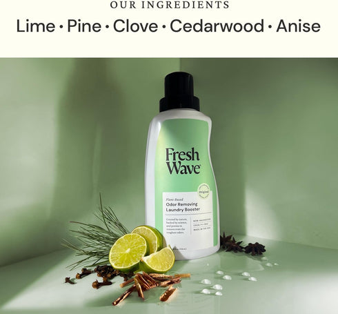 Fresh Wave Odor Removing Laundry Booster, 24 fl. Oz. | Laundry Scent Booster | Safer Odor Relief | Natural Plant-Based Odor Eliminator | Pet Beddi...