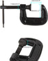 1 Inch C-Clamp Set, 12-Pack Quality Iron C Clamps, Clamps for Woodworking, Welding and Building...