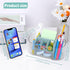 LETURE Clear Desk Organizer with drawer, Acrylic Pen Pencil Markers Holder, Clear Office Supplies and Accessories,Desktop Organizer for Room Colle...