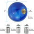 Gear Car Shifter Handle, Ball Style MT Shifting Stick Lever Shift Knob Fit Most Automatic Manual Transmissions, Blue...