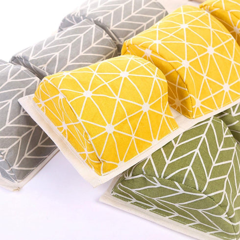 3Pcs Wall Hanging Storage Bag, Creatiee Waterproof Over The Door Closet Organizer Linen Farbric Hanging Pocket Organizer with 3 Remote-Sized Width...