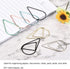 MECCANIXITY Paper Clip Drop-Shaped Cute Decorative Clips Bookmarks with Box 1 Inch Silver for Organize Office Home, Pack of 100...
