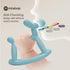 Teething Toy for Baby 0-6, 12, 18 Months Infant, Jellydog Never Drop Food Grade Silicone Rocking Teether, Prevent Choking & Odorless, Less Dust an...