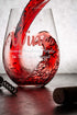 AW Fashions Wine Because Punching People In The Face Is Illegal 15oz Crystal Wine Glass - Unique Novelty Idea for Him, Her, Mom, Wife, Coworker, B...
