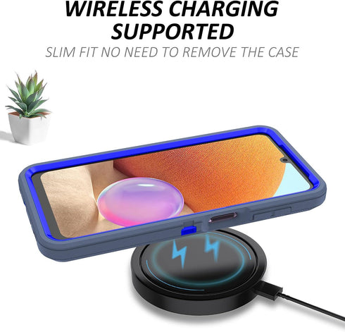 Galaxy A32 5G Case for Samsung Galaxy A32 5G Case Military Drop Shockproof Armor Heavy Duty Rugged 3 in 1 Protection Cover for Galaxy A32 5G Phone...