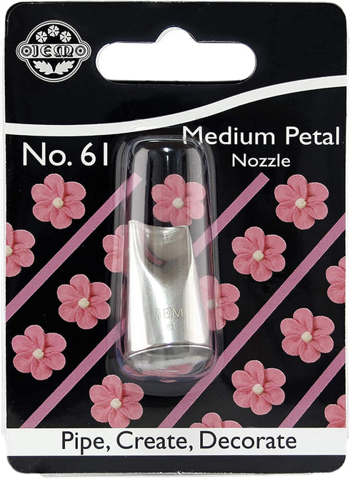 JEM Medium Petal/Ruffle Piping Nozzle, Decorating Tip, #61...