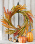 Boston International Decorative Fall Front Door/Wall Wreath, 20.5-Inches, Autumn Wheat...