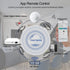 PIR Motion Sensor, Requires Gantch HUB?Smart Gateway?, Tuya Powered Zigbee Connection,.Compatible with Apple HomeKit, Alexa, 360° Detection Securi...