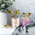 WAVEYU Pen Holder for Desk, Cute Ceramic Pencil Holder, Pen Cup Marker Holder Makeup Brush Holders, Desk Accessories & Workspace Organizers for Ho...