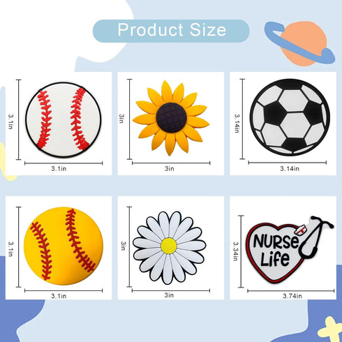 Rubber Beach Bag Accessories-PVC Rubber decoration-for EVA Purse Bogg Inserts Y064figure 29...