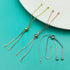 12pcs Adjustable Slider Bracelet Slider Extender Chains Adjustable Slider Bracelet with Ball Ends Adjustable Bracelet Chain Extender Chains for Br...