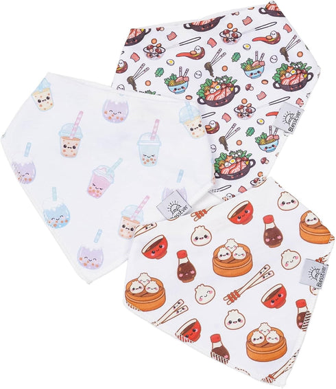 Baby Bandana Drool Bibs for Drooling and Teething, Gift Set For Boys & Girls, Soft 100% Cotton Bandana Bibs, Baby Drool Bib, Teething Bibs for Inf...