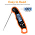 Instant Read Meat Thermometer - CA001 Digital Oven Cooking Food Min Max Thermometer Magnetic Waterproof with Backlight for Adults Kitchen Grill St...