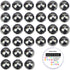 100Pcs Natural Crystal Beads Stone Gemstone Round Loose Energy Healing Beads with Free Crystal Stretch Cord for Jewelry Making (Hematite, 8MM)...