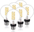 G25(G80) LED Globe Vintage Edison Bulbs, Antique Flexible Spiral LED Filament Light Bulb, 6W Equivalent to 60W, 600LM, Natural White 4000K, E26 Ba...