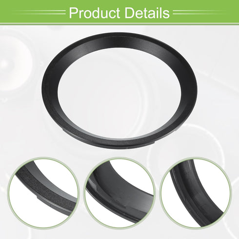 ACROPIX Universal 6.5" Subwoofer Speaker Rings Cover Spacers Speaker Audio Decorative Circle without Mesh Grille ABS Black - Pack of 2......