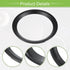 ACROPIX Universal 6.5" Subwoofer Speaker Rings Cover Spacers Speaker Audio Decorative Circle without Mesh Grille ABS Black - Pack of 2......