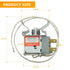 5304513033 Refrigerator Temperature Control Thermostat by Romalon Fit for Frigi-daire Replaces 297216037 5304503436 216715200 297216033