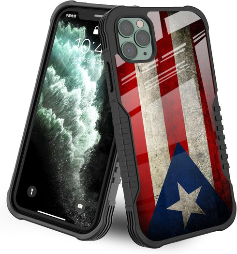 LANJINDENG XR Case Green Grey Shark Design for Boys Men, Military Grade Shockproof Bumper Anti-Scratch Heavy Duty Protection Case...