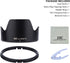 Tulip Flower Len Hood for RF 35mm F1.8 Macro is STM on EOS R6 R5 RP R Camera, Reversible Lens Shade, Compatible with 52mm Filters and 52mm Lens Ca...