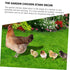 1 Set Hen Chick Ground Plug Yard Decor Yard Sign Simulation Chicken Insert Acrylic Chicken Stake Garden Chicken Decoration Courtyard Insert Garden...