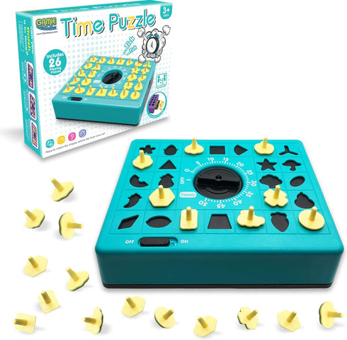 Gamie Time Game, Pop Up Board Game with Shape Matching Puzzles for Kids, Early Education Toys for Boys & Girls, Teaches Shape Recognition & Deduct...