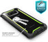 i-Blason Ares Full-Body Rugged Clear Bumper Case with Built-in Screen Protector for Samsung Galaxy S8+ Plus 2017 Release, Black/Green...