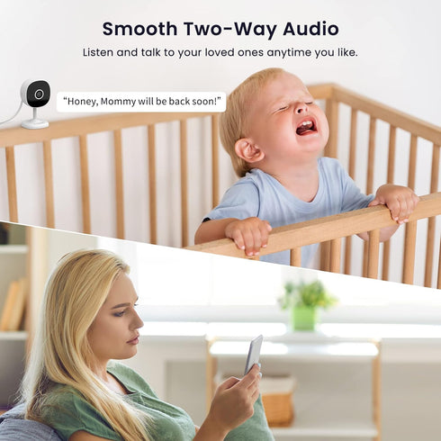 WiFi Camera 2K, Galayou Indoor Home Security Cameras for Baby/Elder/Dog/Pet Camera with Phone app,24/7 SD Card Storage,Works with Alexa & Google H...