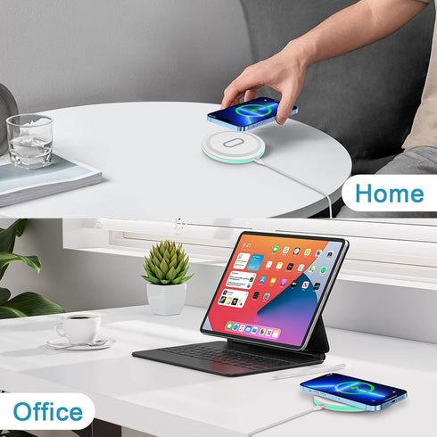 Wireless Fast Charger for Google Pixel 7a 7 Pro 6 Pro 5 4 XL 3 XL 2, 15W Fast Samsung Wireless Phone Charger iPhone Wireless Charging Pad for Sams...