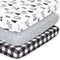 The Peanutshell Mini Crib Sheet Set - 3 Pack - Multiuse for Pack n Play, Playard, Playpen, Mini Crib - Woodland Animals...