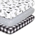The Peanutshell Mini Crib Sheet Set - 3 Pack - Multiuse for Pack n Play, Playard, Playpen, Mini Crib - Woodland Animals...