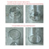 10ml Clear Glass Vials with Screw Caps and Plastic Stoppers, Small Liquid Sample Vial, Leak-Proof Vial, 25PCS...