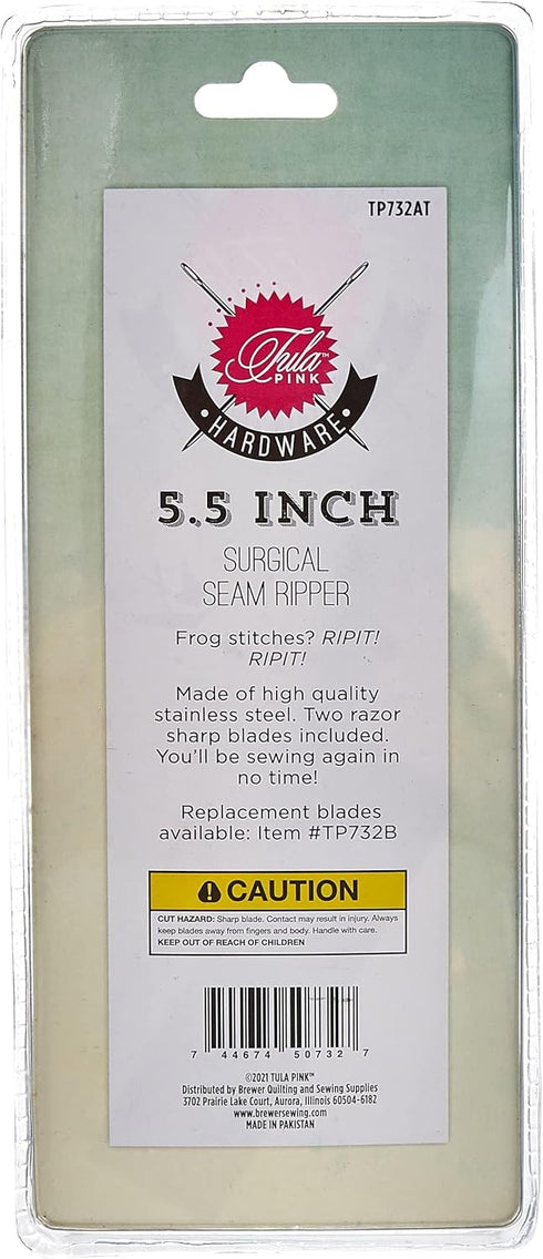 Tula Pink Hardware Collection 5.5 Inch Surgical Seam Ripper...
