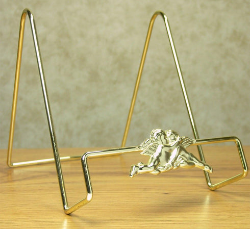 Cherub Angel Design Display Easel - Set of 3 - Highlight Small Flat Decor Items - 6" H - Decorating Accessory...