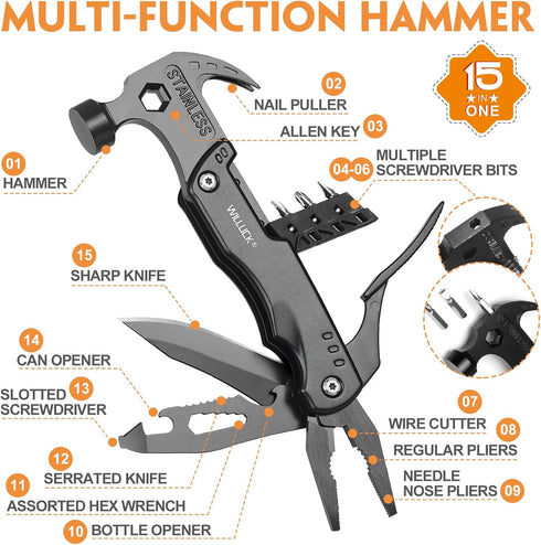 Stocking Stuffers for Men Multitool Gifts - Gifts for Men, Birthday Gifts for Men, Dad, Husband - Mens Stocking Stuffers, Christmas Men Gift Ideas...